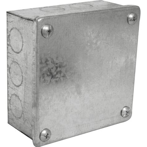 4.5 x 9 metal junction box with knock outs|4 s boxes for sale.